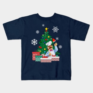 Swedish Chef Around The Christmas Tree Muppets Kids T-Shirt